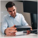 Adapter Verbatim stacja dokująca USB-C Pro 15w1 2xHDMI/1xRJ45/4xUSB-A/3xUSB-C/1xSD/1xmicroSD/1xAudio/1xDisplayPort/1xSSD szary
