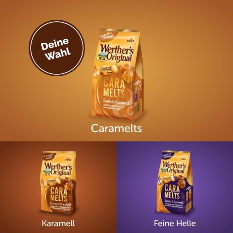 Werther's Original Cara Melts Delikatny Karmel 153 g