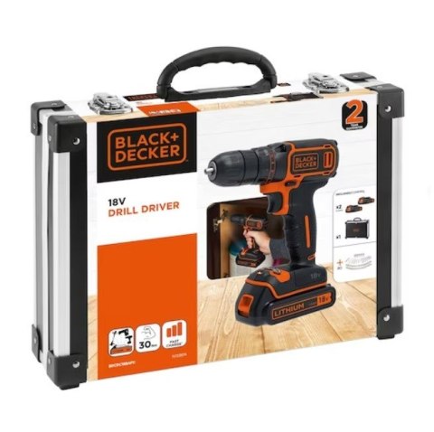 Wiertarko-wkrętarka 18V BDCDC18BAFC-QW BLACK+DECKER