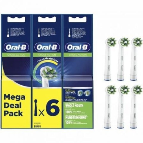 Końcówka do Elektronicznej Szczoteczki do Zębów Oral-B 6 Sztuk