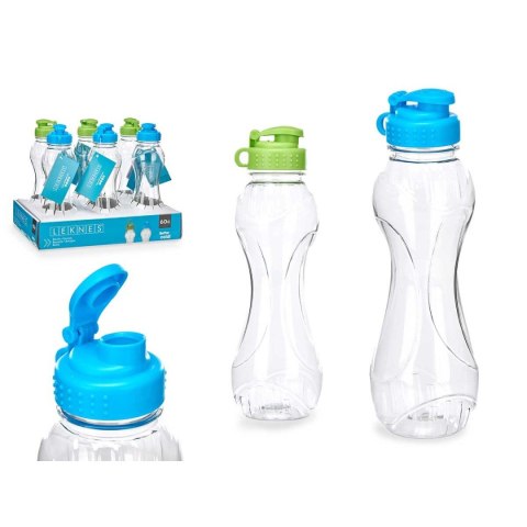 Manierka Leknes Niebieski Kolor Zielony polipropylen Politereftalan etylenu (PET) 600 ml (6 Sztuk)