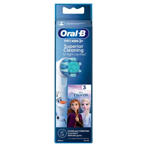 Główka do Szczoteczki do Zębów Oral-B Pro Kids Wielokolorowy 3 Sztuk