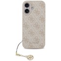 Etui Guess 4G Charms Collection MagSafe do iPhone 17 różowy