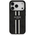Etui Guess 4G Printed Stripes MagSafe do iPhone 17 Pro czarny