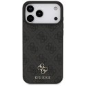 Etui Guess 4G Small Classic Logo MagSafe do iPhone 17 Pro Max czarny