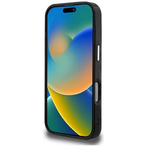 Etui Karl Lagerfeld IML Leopard Pattern MagSafe do iPhone 16 czarny