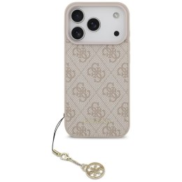 Etui Guess 4G Charms Collection MagSafe do iPhone 17 Pro różowy
