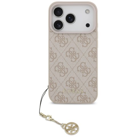 Etui Guess 4G Charms Collection MagSafe do iPhone 17 Pro różowy