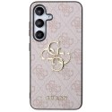 Guess GUHCS24S4GMGPI S24 S921 różowy/pink hardcase 4G Big Metal Logo