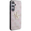 Guess GUHCS24S4GMGPI S24 S921 różowy/pink hardcase 4G Big Metal Logo