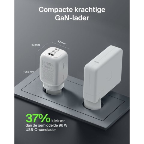 Kabel USB Belkin WCH016HQWH Biały