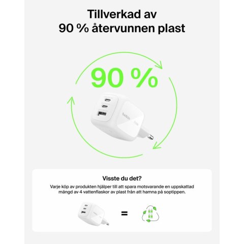 Kabel USB Belkin WCH018HQWH Biały