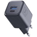 Ładowarka sieciowa 3MK Hyper Charger PD 33W GaN QC4+ PPS AFC FCP SCP USB-A + USB-C czarny