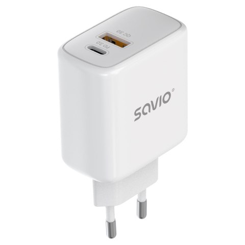 SAVIO ŁADOWARKA SIECIOWA 20W QUICK CHARGE POWER DELIVERY 3.0 LA-12