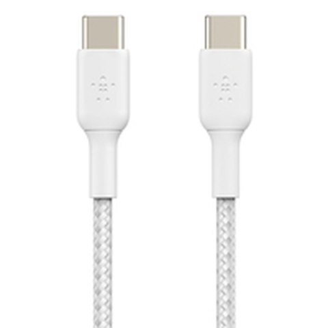 Kabel USB-C na USB-C Belkin CAB004BT2MWH Biały 2 m