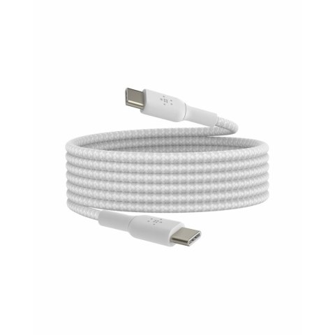 Kabel USB-C na USB-C Belkin CAB004BT2MWH Biały 2 m
