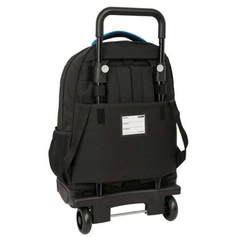 Torba szkolna z kółkami BlackFit8 Underground Niebieski Czarny 33 x 45 x 22 cm