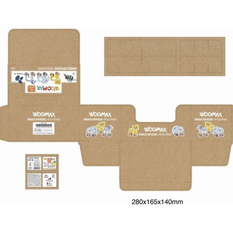 Zabawka do ciągnięcia Colorbaby 13 x 5 x 12,5 cm