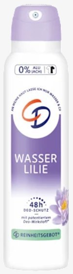 CD Wasserlilie Dezodorant Spray 150 ml