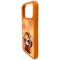 Etui Nimmy Big Eyed Pet 2.0 Raccoon do iPhone 17 Pro Max pomarańczowy