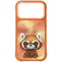 Etui Nimmy Big Eyed Pet 2.0 Raccoon do iPhone 17 Pro pomarańczowy