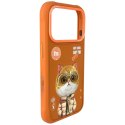 Etui Nimmy Cool&Cute 2.0 Cat do iPhone 17 Pro pomarańczowy