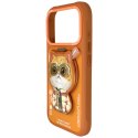 Etui Nimmy Cool&Cute 2.0 Cat do iPhone 17 Pro z magnetyczną zawieszką pomarańczowy