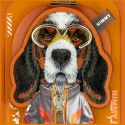 Etui Nimmy Cool&Cute 2.0 Dog do iPhone 17 Pro z magnetyczną zawieszką pomarańczowy