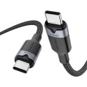 Kabel USB-C do USB-C 2.0 PD 3.1 Vention 5A 240W 2m czarny