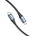 Kabel USB-C do USB-C Vention USB 4.0 5A 40Gbps w oplocie 1m