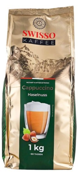 Swisso Kaffee Cappuccino Haselnuss Cappuccino Orzechowe 1kg