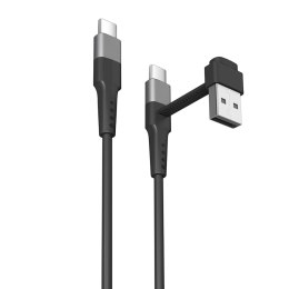 Kabel USB A na USB-C Muvit for Change Czarny