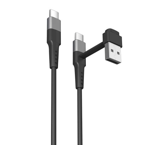 Kabel USB A na USB-C Muvit for Change Czarny