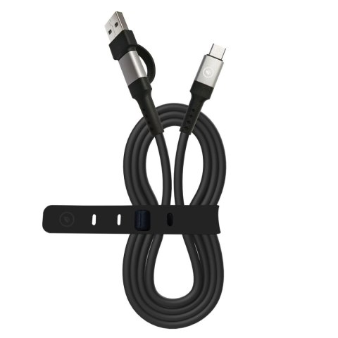 Kabel USB A na USB-C Muvit for Change Czarny