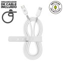 Kabel USB-C na USB-C Muvit for Change Biały 3 m