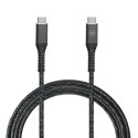 Kabel USB-C na USB-C Muvit for Change Czarny 1,2 m