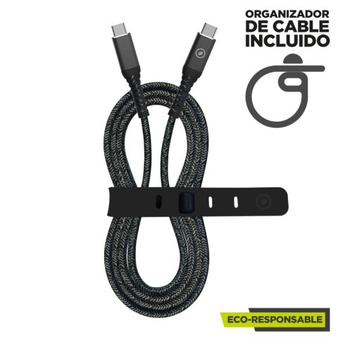 Kabel USB-C na USB-C Muvit for Change Czarny 1,2 m