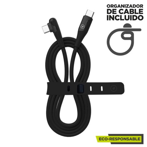 Kabel USB-C na USB-C Muvit for Change Czarny 1,2 m