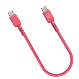 Kabel USB-C na USB-C Muvit for Change Magenta 0,2 m