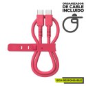 Kabel USB-C na USB-C Muvit for Change Magenta 1,2 m