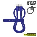 Kabel USB-C na USB-C Muvit for Change Niebieski 0,2 m
