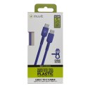 Kabel USB-C na USB-C Muvit for Change Niebieski 1,2 m