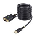 Kabel USB Startech 1P10FFC-USB-SERIAL Czarny 3 m