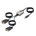 Kabel USB Startech 2P6FFC-USB-SERIAL Czarny