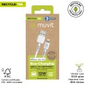 Kabel USB do Lightning Muvit for Change Biały 1,2 m