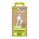 Kabel USB do Lightning Muvit for Change Biały 1,2 m
