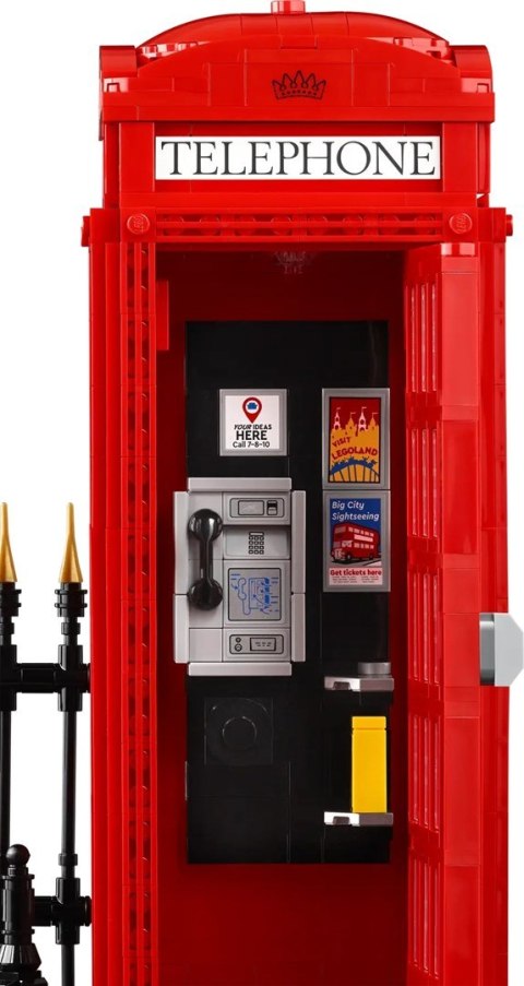 LEGO Ideas 21347 Czerwona londyńska budka telefoniczna