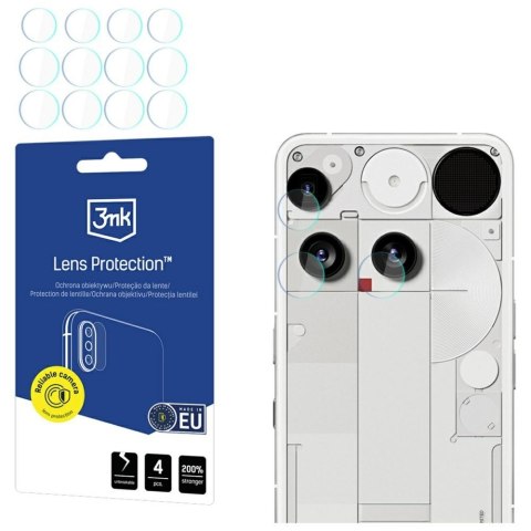 Ochrona na obiektyw aparatu 3MK Lens Protection do Nothing Phone (3) 4szt