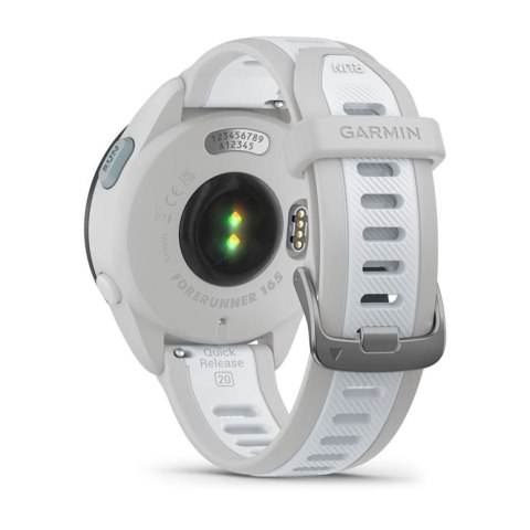 Zegarek sportowy Garmin Forerunner 165 Music AMOLED 43mm Whitestone