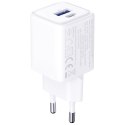 Ładowarka sieciowa 3MK Hyper Charger PD 33W GaN QC4+ PPS AFC FCP SCP USB-A + USB-C biały